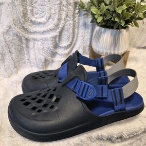 Chaco Chillos Clog Men's Sz 13 Blue Adjustable Strap Closed Toe Sandals Outdoor